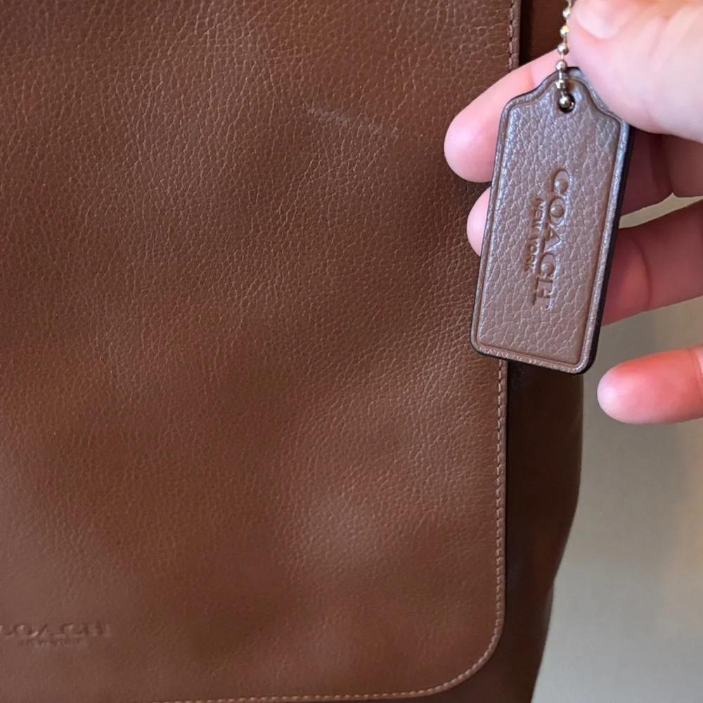 Coach Brown Leather Messanger Bag